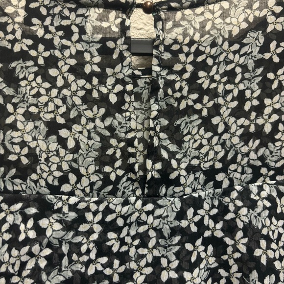 Who What Wear Floral Layered 3/4 Flutter Sleeve Dress Size XXL - Picture 5 of 8